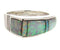 Sterling Silver Southwesten Opal Inlay Ring Size 8 YS58861